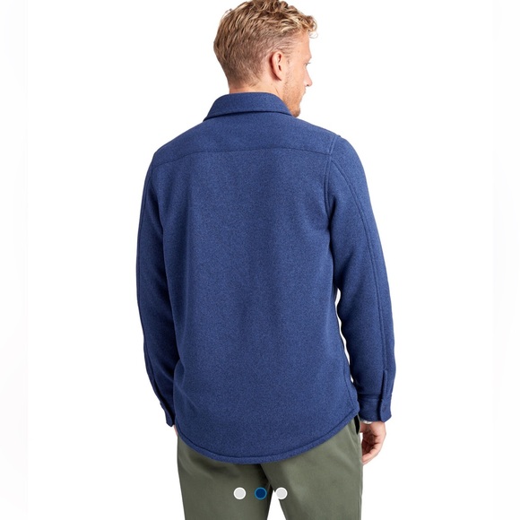 Vineyard Vines Sweater Fleece Shirt Jacket Small - Picture 2 of 16
